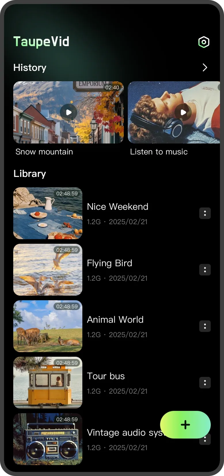 TaupeVid video library